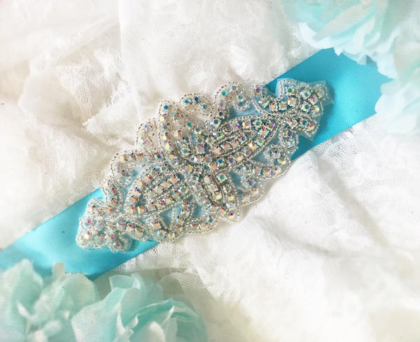 Alexandria Crystal Sash • Multiple Colors Available | READY TO SHIP • by Sew Trendy