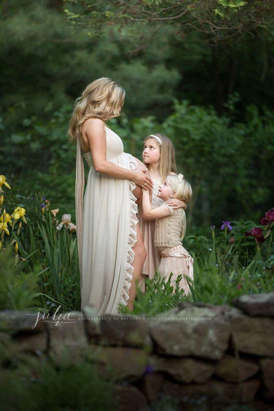 Clara Gown • Vintage Inspired Ruffled Infinity Gown • by Sew Trendy