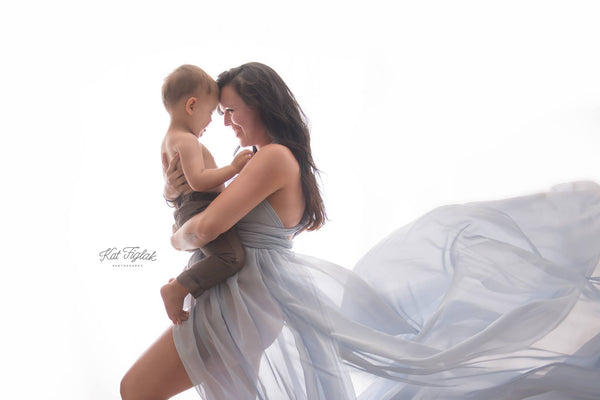 Celeste Gown • Chiffon Infinity Gown • Maternity Gown • Bridesmaid Dress • Senior Photo Shoot • Boho Dress • by Sew Trendy