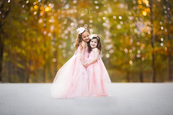 Madison Gown • Bridal Tulle Lace Lined Knit Top Girls Tutu • by Sew Trendy
