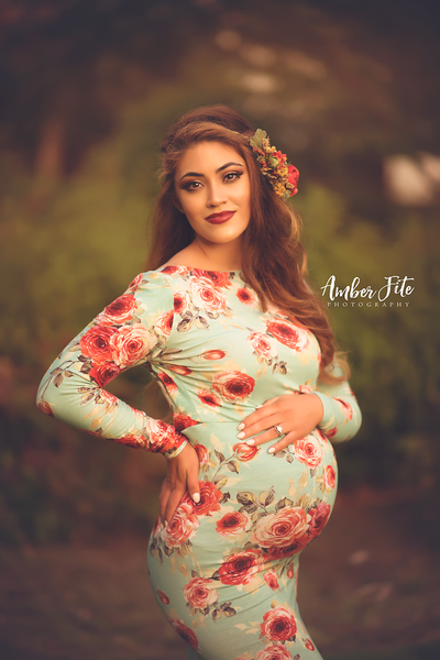 Floral Krysten Gown • FALL 2017 FLORALS • by Sew Trendy