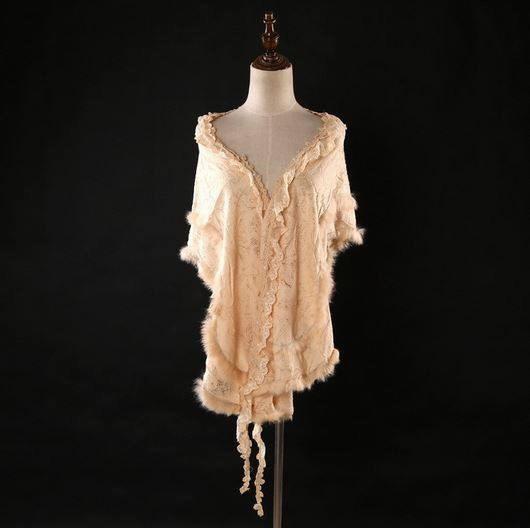 Arwen Shawl • Fur Shawl • Accessories • Ready to ship