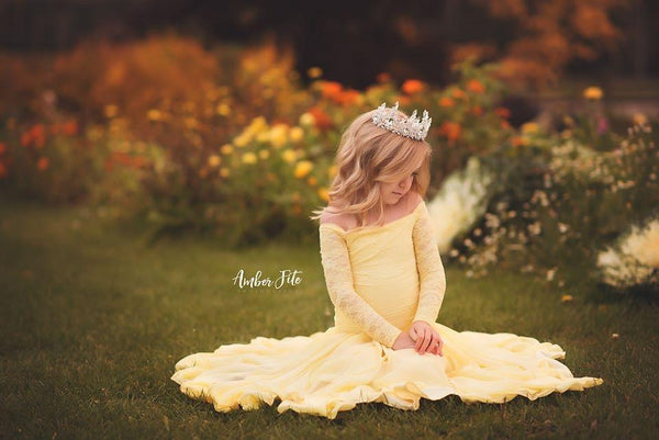 Ravenna Princess Rhinestone Crown • Newborn Crown • Photo Prop • Silver | Ready To Ship