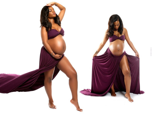 Crystal Skirt • Knit Skirt • Maternity Separates • Slip • Maternity Gown • Pregnancy Skirt • Photo Shoot • Maxi Skirt • Comfy Skirt • New Mama Skirt • by Sew Trendy