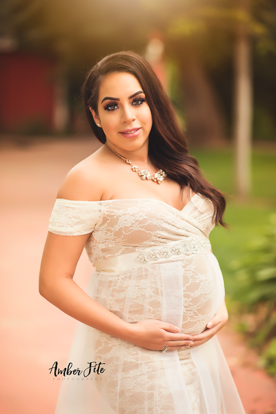 Vivica Gown • Maternity Cocktail Dress • Maternity Bridesmaid Gown • Bridal Gown • Princess Tutu • Detachable Bustle Gown • by Sew Trendy