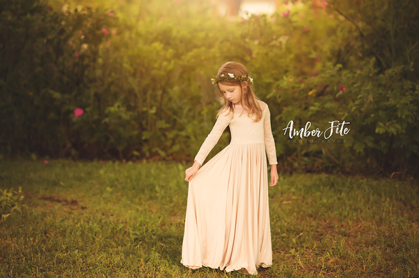 RTS: Essie Girls Gown | Ready to Ship • by Sew Trendy