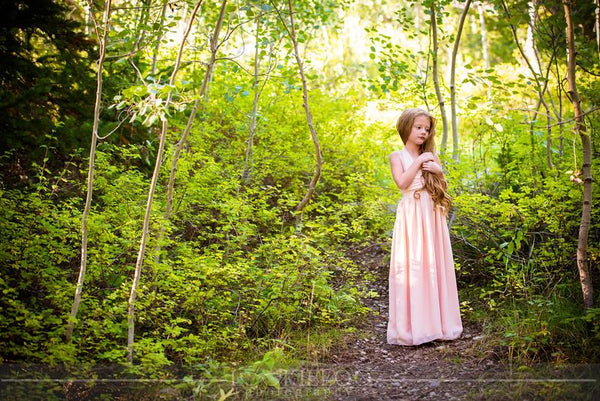 Sidney Gown • Chiffon Gown • Infinity Girls Gown • Princess Dress • Modeling Gown • Full Circle Dress • Flower Girl • Infinity Top Dress • by Sew Trendy