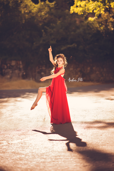 RTS: Coraline Girls Ruffle Neck Gown | Ready to Ship • by Sew Trendy