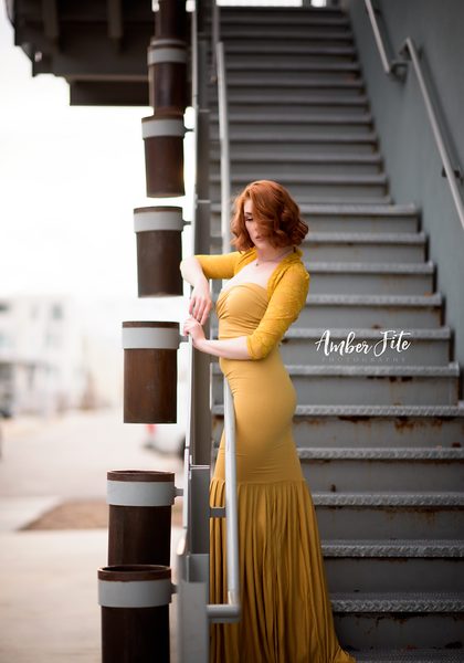 USED XS Lace Shrug in Gold • Lace Bolero • Vintage Lace Shawl • Lace Jacket • Gown Cover • Dress Cover • Shoulder Wrap • Gown Sleeves • by Sew Trendy