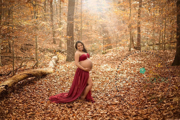 Fernanda Bralette • Sweetheart Bralette • Knit Bandeau • Maternity Top • Pregnancy Top • Pregnancy Photos • Maternity Bralette • by Sew Trendy