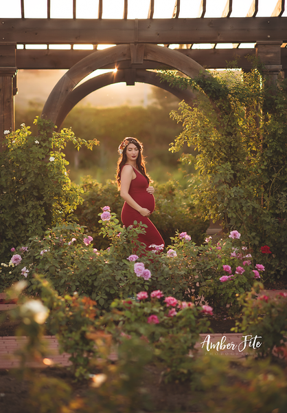 Anita Gown • One Shoulder Gown • Fitted Gown • Pregnancy Gown • Slim Fit Maternity Gown • Wedding Gown • Party Gown • Holiday Dress • by Sew Trendy