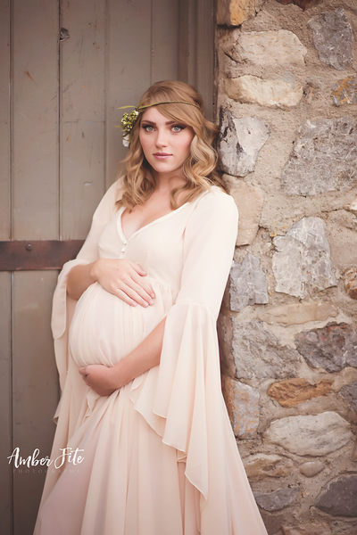 Mommy & Me Robe Set • Lenora & Laura Robe Set • Maternity Robe • Renaissance Style Robe • Chiffon Robe • Sheer Robe • by Sew Trendy