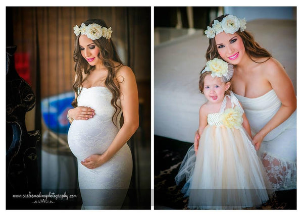 Evelyn Floral Crown • Natural Flower Crown • Grapevine Floral Headband • Wedding Headpiece • Maternity Crown • Flower Girl | Ready To Ship • by Sew Trendy