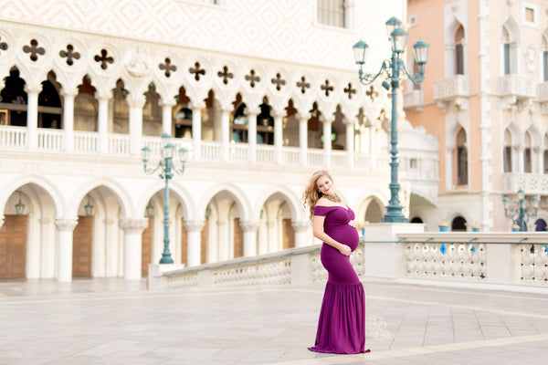 Mckayla Gown • Fitted Maternity Gown • Cap Sleeve Maternity Gown • Slim Fit Mermaid Gown • Sweetheart Style Dress • Bridesmaid Dress • Event Gown • Photo Shoot • by Sew Trendy