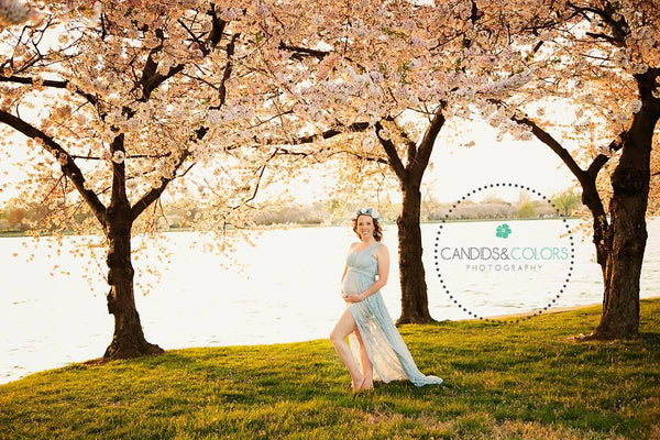 Whitney Gown • Lace Maternity Gown • Lace Infinity Dress • Maternity Dress • Maternity Gown • Bridesmaid Dress • Senior Photo Shoot • by Sew Trendy