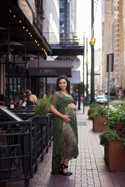 RTS | Lauren Infinity Hi Low Cocktail Dress • Hi Low Maternity Cocktail Dress • Infinity Maternity Gown • Maternity Cocktail Dress • Flutter Sleeve Top • Knit Hi Low Maternity Gown • Maxi Dress • Pregnancy Dress • by Sew Trendy