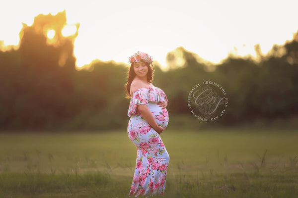 Anistyn Flower Crown • Blush Rose Crown • Wedding Flower Crown • Blush Pink Floral Crown | Ready To Ship • by Sew Trendy