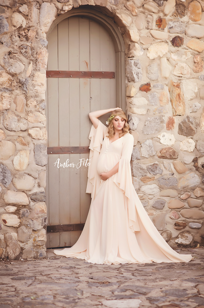 Mommy & Me Robe Set • Lenora & Laura Robe Set • Maternity Robe • Renaissance Style Robe • Chiffon Robe • Sheer Robe • by Sew Trendy