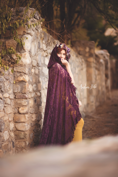 RTS: Ophelia Lace Cloak | Ready to Ship • by Sew Trendy