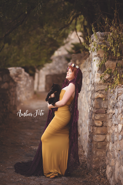 Ophelia Lace Cloak • Lace Cape • Vintage Lace Cloak • Ruffled Lace Cloak • Ruffled Lace Cape • Old Style Shawl • Vintage Cape • Lace Tie