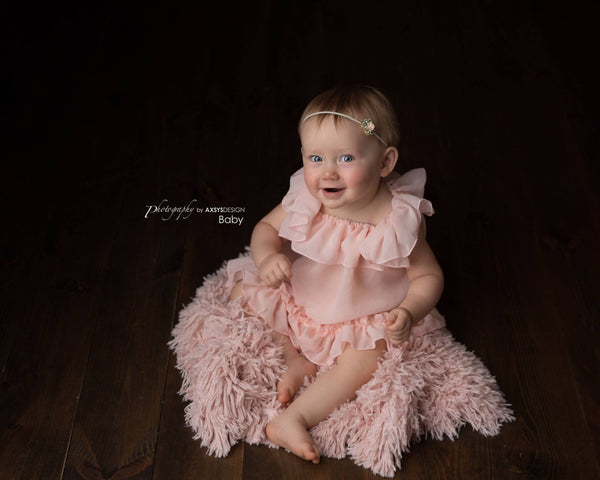 Ronnie Gown • Sitter Sheer Gown • Newborn Sheer Dress • Baby Nightgown • Newborn Chemise • Sitter Nightgown • Christening • Newborn Gown • by Sew Trendy