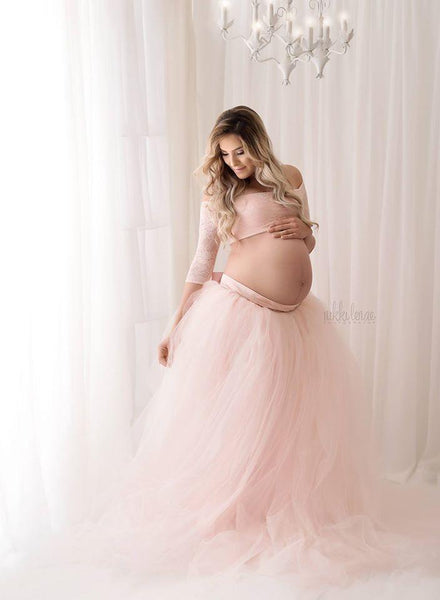 Prudence Tutu Set • Deluxe Maternity Tutu and Lace Top Set • by Sew Trendy