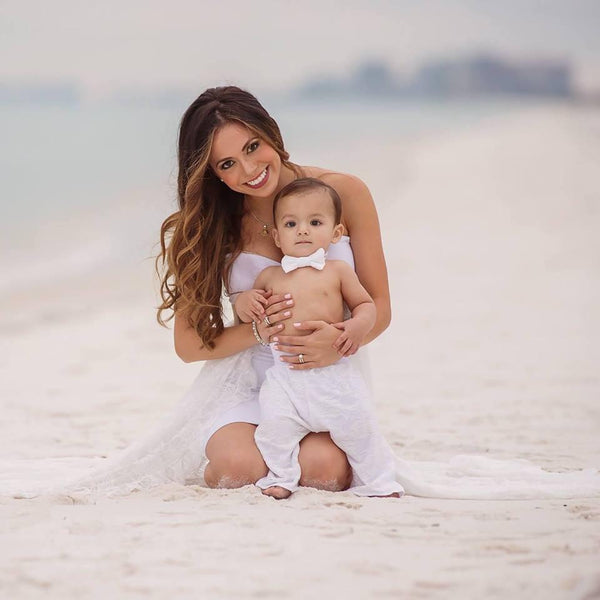 Ashley Gown • Ruffled Lace Maternity Gown • Sweetheart Maternity Gown • Vintage Maxi Dress • Senior Photo Shoot • Bridesmaid Dress • by Sew Trendy