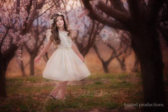 Cambri Natural Floral Crown • Grapevine Crown • Bohemian Floral Crown • Organic Halo • Wedding Headpiece• Flower Girl | Ready to Ship • by Sew Trendy