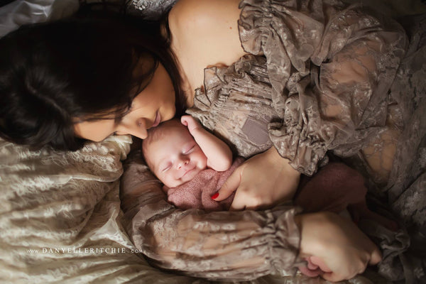 Valerie Gown • Lace Maternity Gown • Vintage Lace Dress • Maternity Lingerie Robe • Vintage Bohemian Dress • Chemise • Nightgown • Nightey • by Sew Trendy