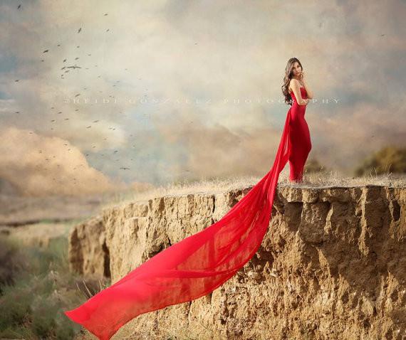 Tossing Train {train only-gown not included} • Removable Gown Train • Chiffon Detachable Train • Maternity Gown Train • Maternity Dress Train • Wedding Train • Photo Session Gown Train • by Sew Trendy