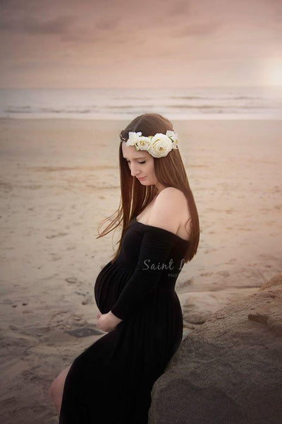 Evelyn Floral Crown • Natural Flower Crown • Grapevine Floral Headband • Wedding Headpiece • Maternity Crown • Flower Girl | Ready To Ship • by Sew Trendy
