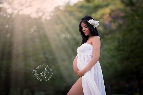 Sierra Floral Crown • Ivory Rose Floral Crown • Fern Grapevine Crown • Daisy Crown • Bridal Crown • Babys Breath Crown | Ready To Ship • by Sew Trendy