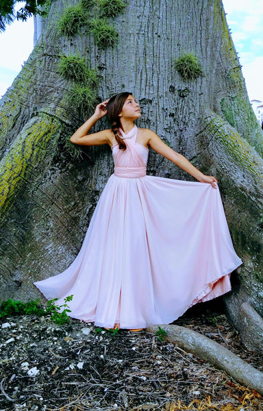 Sidney Gown • Chiffon Gown • Infinity Girls Gown • Princess Dress • Modeling Gown • Full Circle Dress • Flower Girl • Infinity Top Dress • by Sew Trendy
