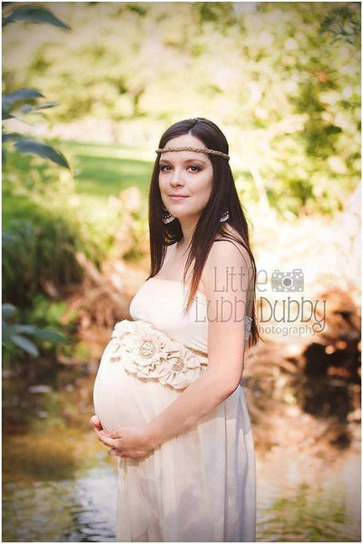 Becky • Floral Sash | READY TO SHIP • by Sew Trendy