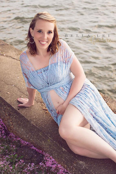 Whitney Gown • Lace Maternity Gown • Lace Infinity Dress • Maternity Dress • Maternity Gown • Bridesmaid Dress • Senior Photo Shoot • by Sew Trendy