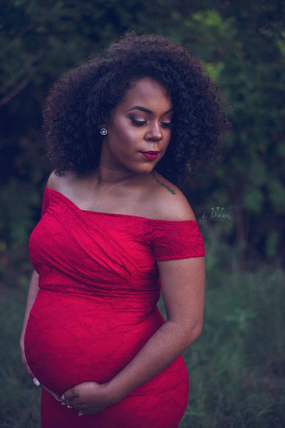 Bella Gown • Lace maternity Gown • Mermaid Style Maternity Gown • Maxi Dress • Bridesmaid Dress • Senior Photo Shoot • by Sew Trendy