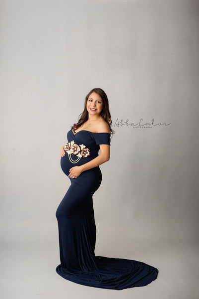 Audrey Gown • Fitted Maternity Gown • Cap Sleeve Maternity Gown • Slim Fit Gown • Sweetheart Style Dress • Bridesmaid Dress • Event Gown • Photo Shoot • by Sew Trendy