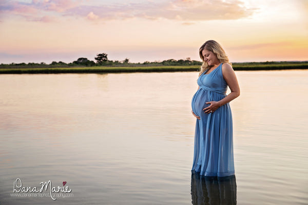 Celeste Gown • Chiffon Infinity Gown • Maternity Gown • Bridesmaid Dress • Senior Photo Shoot • Boho Dress • by Sew Trendy