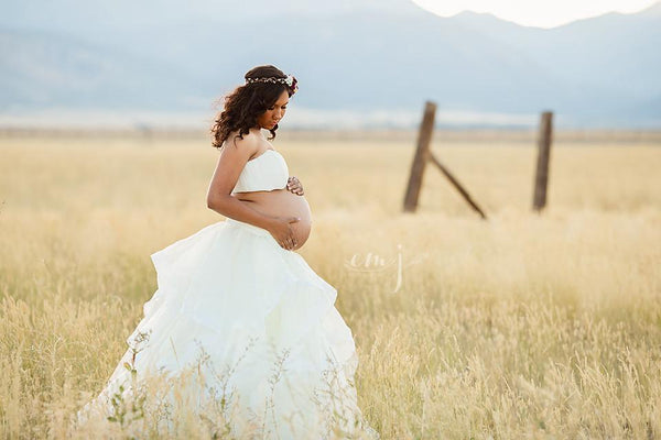 Constance Tutu Set • Constance Couture Maternity Tutu • Couture Tutu and Top Set • Maternity Gown • Organza Dress • Maternity Photo Prop • Bridesmaid • Wedding • by Sew Trendy