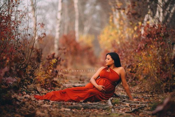 Leyah Gown • Infinity Gown • Maternity Dress • Pregnancy Gown • Bridesmaid Dress • Senior Photos • Photo Shoot • Boho Dress • by Sew Trendy