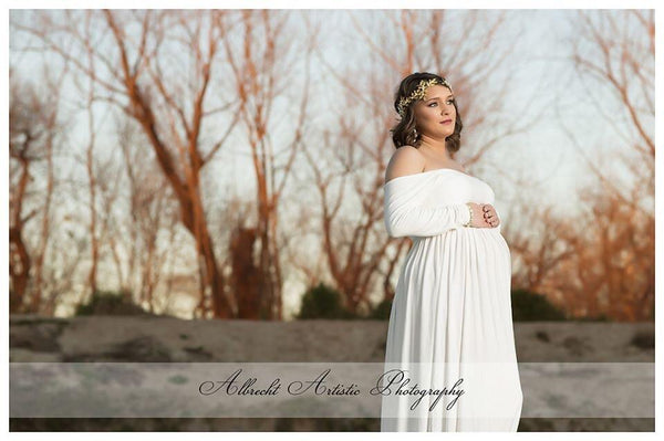 Aria Gold Crown Tie Back • Metal Floral Crown • Vintage Tie Back • Photo Prop | Ready To Ship