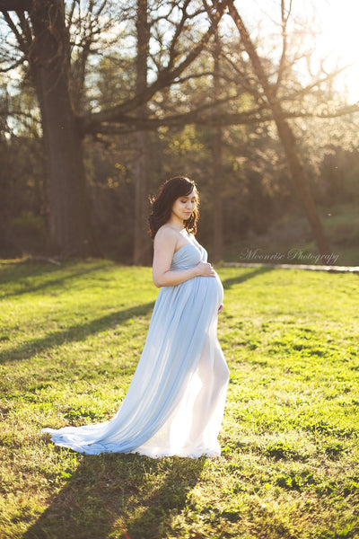 Reversible Rebecca Gown • Chiffon Maternity Gown • Sweetheart Style • Maternity Gown • Maxi Dress • Senior Photo Shoot • Bridesmaid Dress • by Sew Trendy