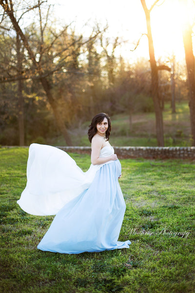 Reversible Rebecca Gown • Chiffon Maternity Gown • Sweetheart Style • Maternity Gown • Maxi Dress • Senior Photo Shoot • Bridesmaid Dress • by Sew Trendy