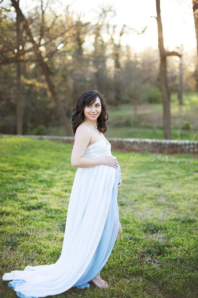 Reversible Rebecca Gown • Chiffon Maternity Gown • Sweetheart Style • Maternity Gown • Maxi Dress • Senior Photo Shoot • Bridesmaid Dress • by Sew Trendy