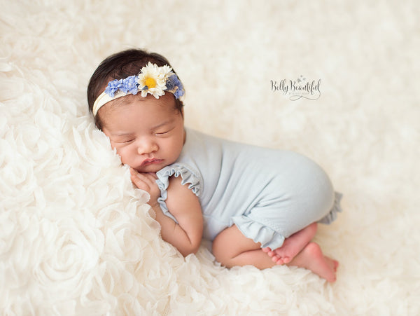 Ava Romper • Knit Flutter Romper • Sitter Romper • Baby Romper • Knit Sitter Outfit • Newborn Photography Prop • by Sew Trendy