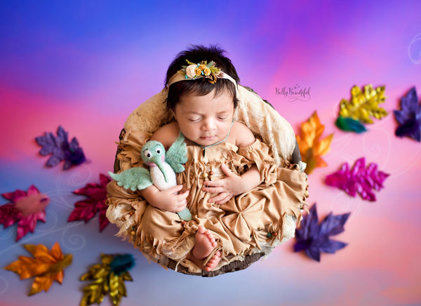 Aiyana Newborn Princess Dress • Pocahontas Style Newborn Dress • Dream Baby • Princess Baby Dress • Sitter Princess Dress • Princess Newborn Gown • by Sew Trendy