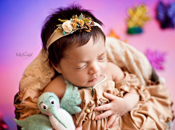 Aiyana Newborn Princess Dress • Pocahontas Style Newborn Dress • Dream Baby • Princess Baby Dress • Sitter Princess Dress • Princess Newborn Gown • by Sew Trendy