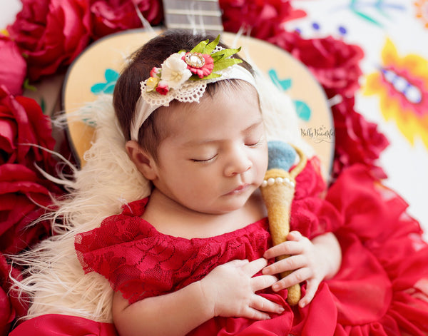 Alanna Newborn Princess Dress • Elena of Avalor Style Newborn Dress • Dream Baby • Latin Princess Baby Dress • Sitter Princess Dress • Princess Newborn Gown • by Sew Trendy