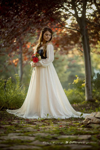 Bethany Gown • Vintage Maternity Nightgown • Sheer Chiffon Maternity Gown • by Sew Trendy