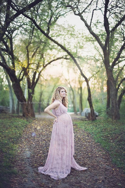 Aphrodite Robe • Vintage Lace Robe • Lace Maternity Robe • Maternity Gown • Robe • Maternity Photos • Pregnancy Robe • Lingerie • Robe Set • by Sew Trendy